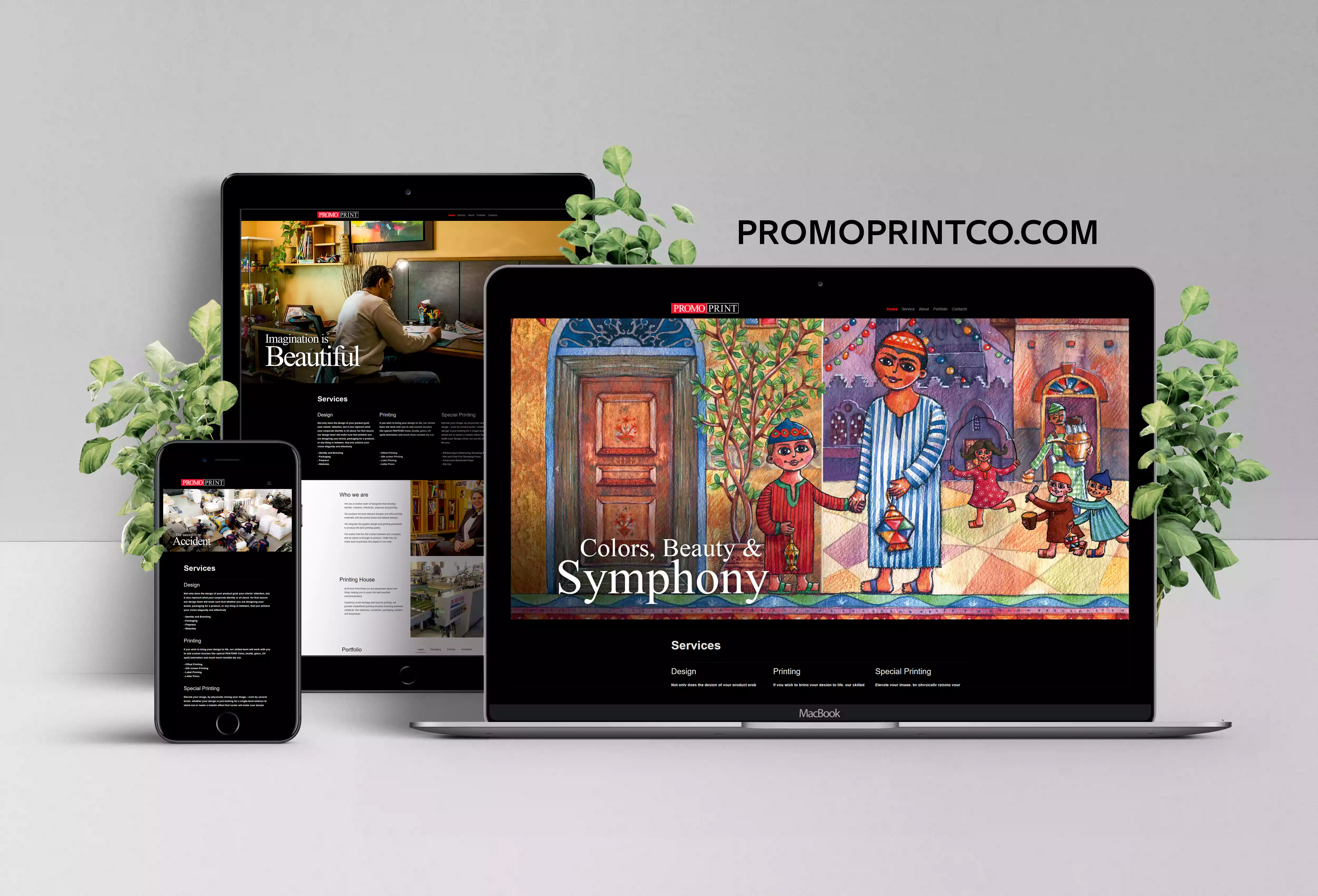 Promo Print website design and development